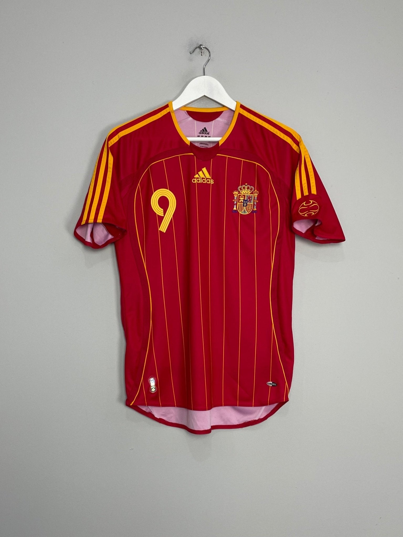 Shop 2006/08 SPAIN TORRES #9 HOME SHIRT (S) ADIDAS, classic football shirts, vintage football shirts & retro soccer jerseys at Cult Kits