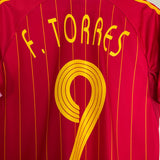 Shop 2006/08 SPAIN TORRES #9 HOME SHIRT (S) ADIDAS, classic football shirts, vintage football shirts & retro soccer jerseys at Cult Kits