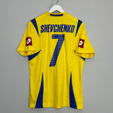 Shop 2006/08 UKRAINE SHEVCHENKO #7 HOME SHIRT (XL) LOTTO, classic football shirts, vintage football shirts & retro soccer jerseys at Cult Kits