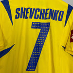 Shop 2006/08 UKRAINE SHEVCHENKO #7 HOME SHIRT (XL) LOTTO, classic football shirts, vintage football shirts & retro soccer jerseys at Cult Kits