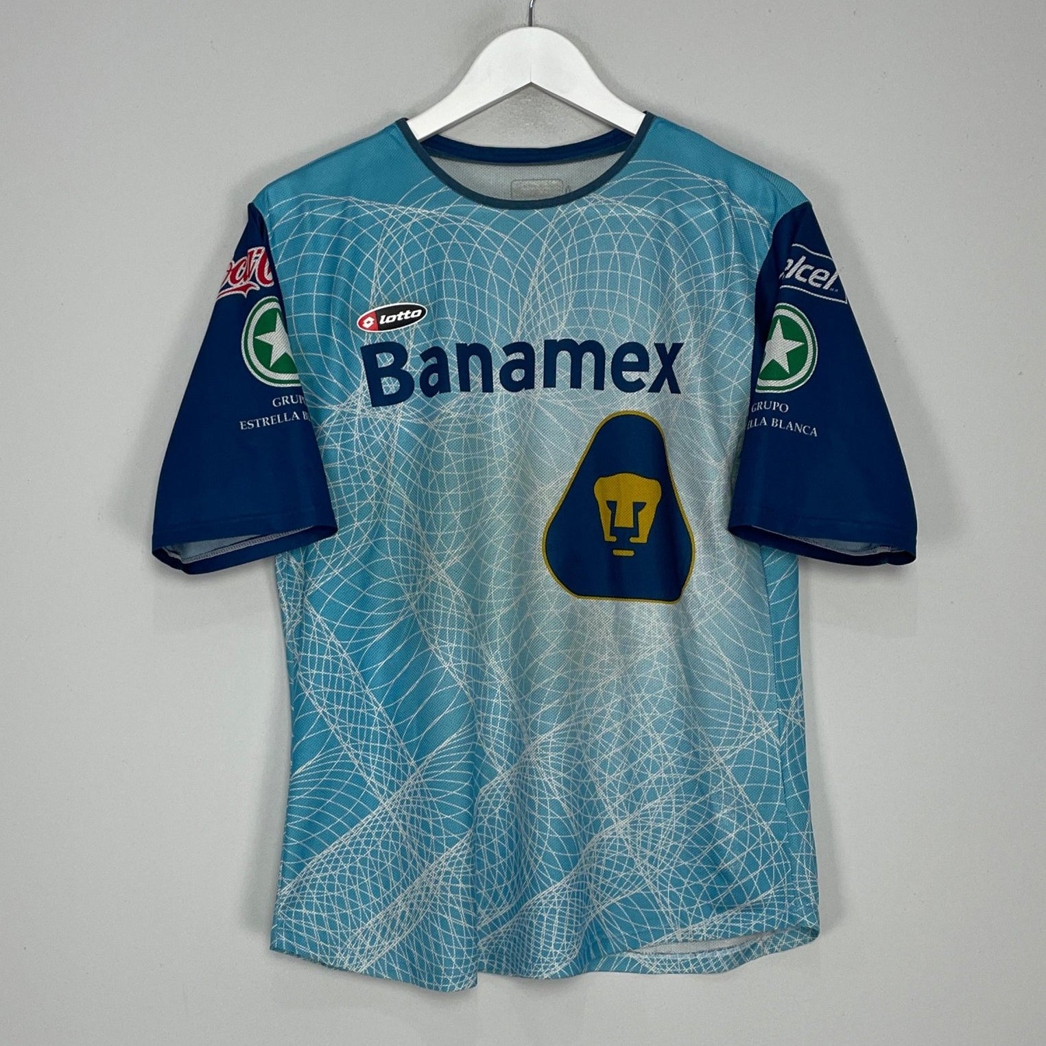 Shop 2006/08 UNAM PUMA BERNAL #12 GK SHIRT (S) LOTTO, classic football shirts, vintage football shirts & retro soccer jerseys at Cult Kits