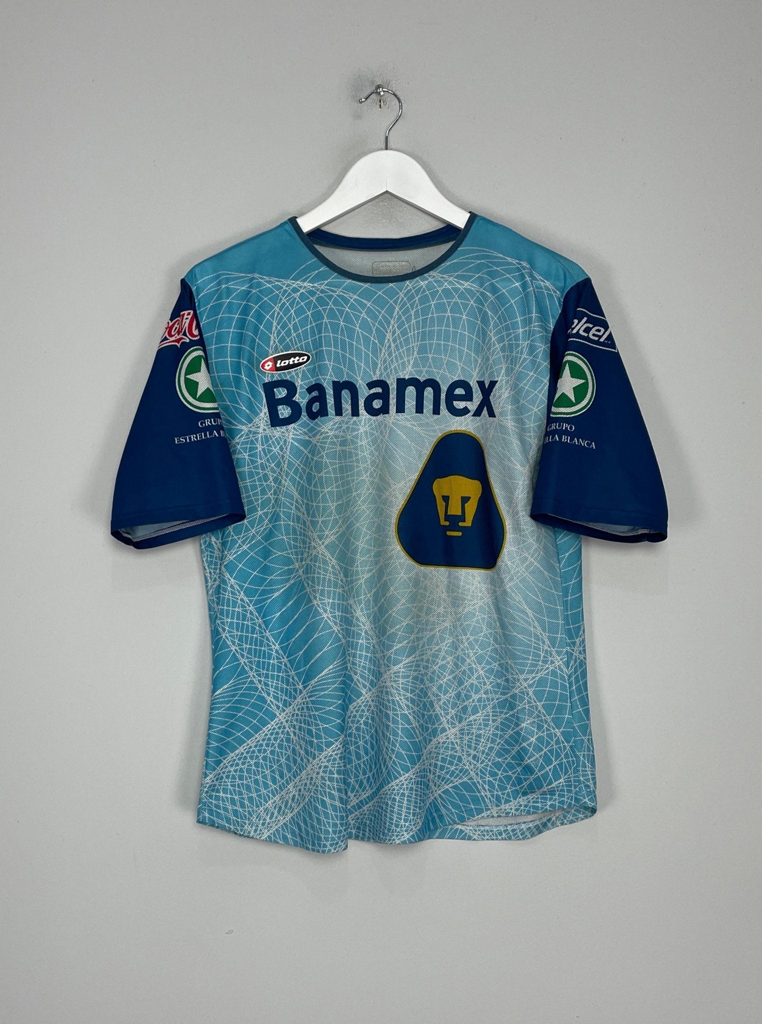 Shop 2006/08 UNAM PUMA BERNAL #12 GK SHIRT (S) LOTTO, classic football shirts, vintage football shirts & retro soccer jerseys at Cult Kits