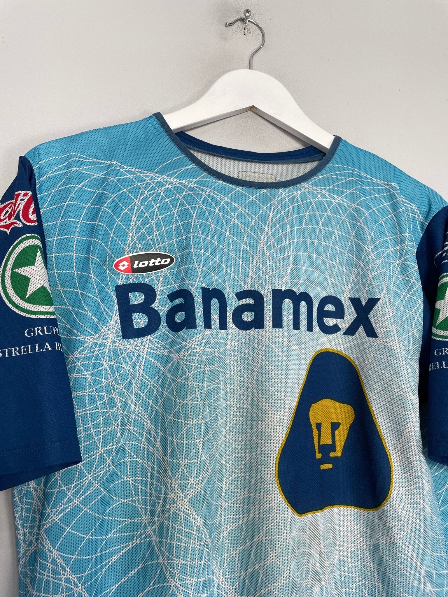 Shop 2006/08 UNAM PUMA BERNAL #12 GK SHIRT (S) LOTTO, classic football shirts, vintage football shirts & retro soccer jerseys at Cult Kits