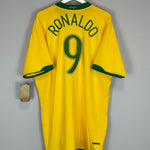 2006/07 BRAZIL RONALDO #9 *BNWT* HOME SHIRT (XXXL) NIKE CLASSIC FOOTBALL SHIRTS R9 NAZARIO ICON EAFC FC26