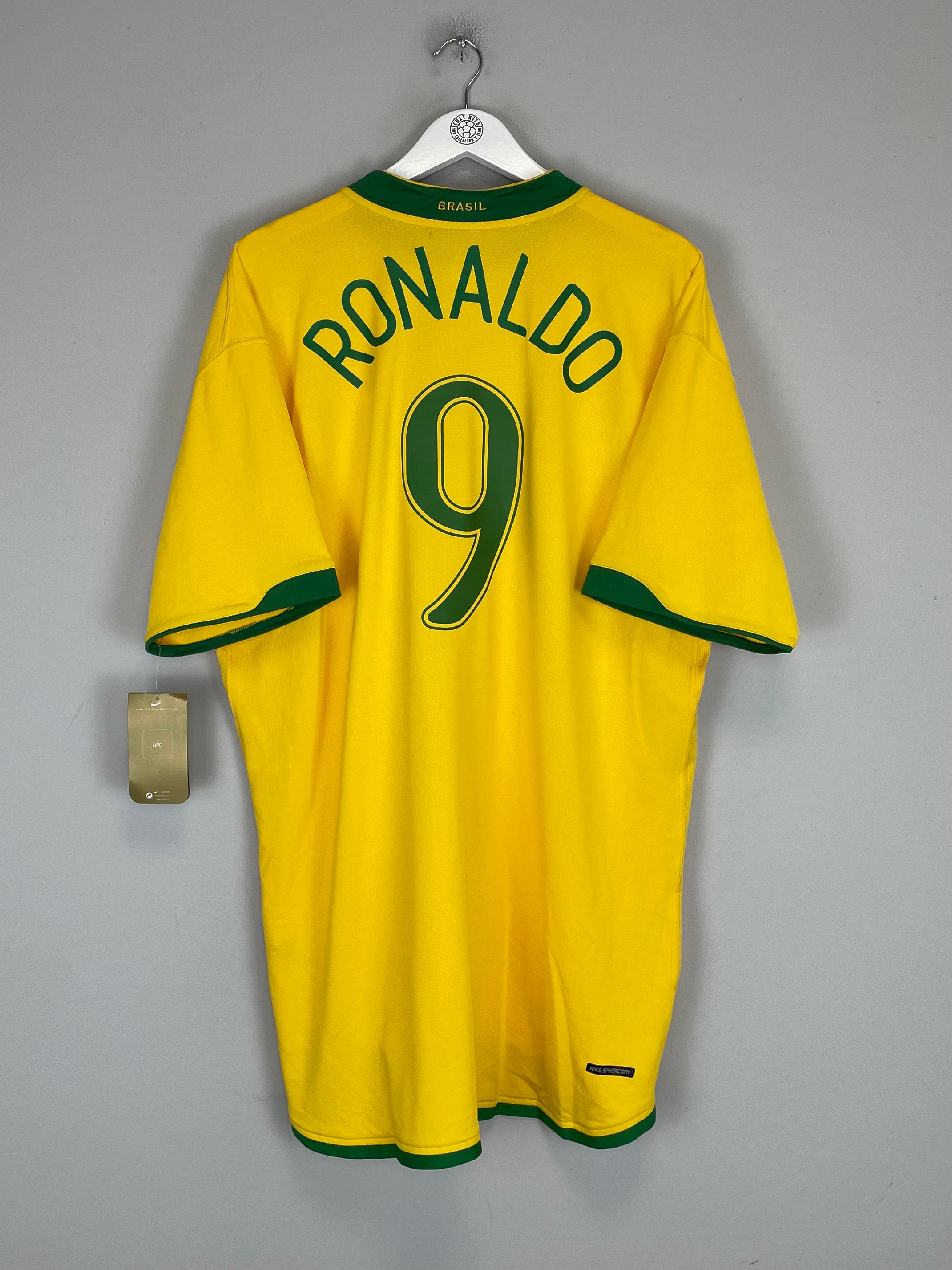 2006/07 BRAZIL RONALDO #9 *BNWT* HOME SHIRT (XXXL) NIKE