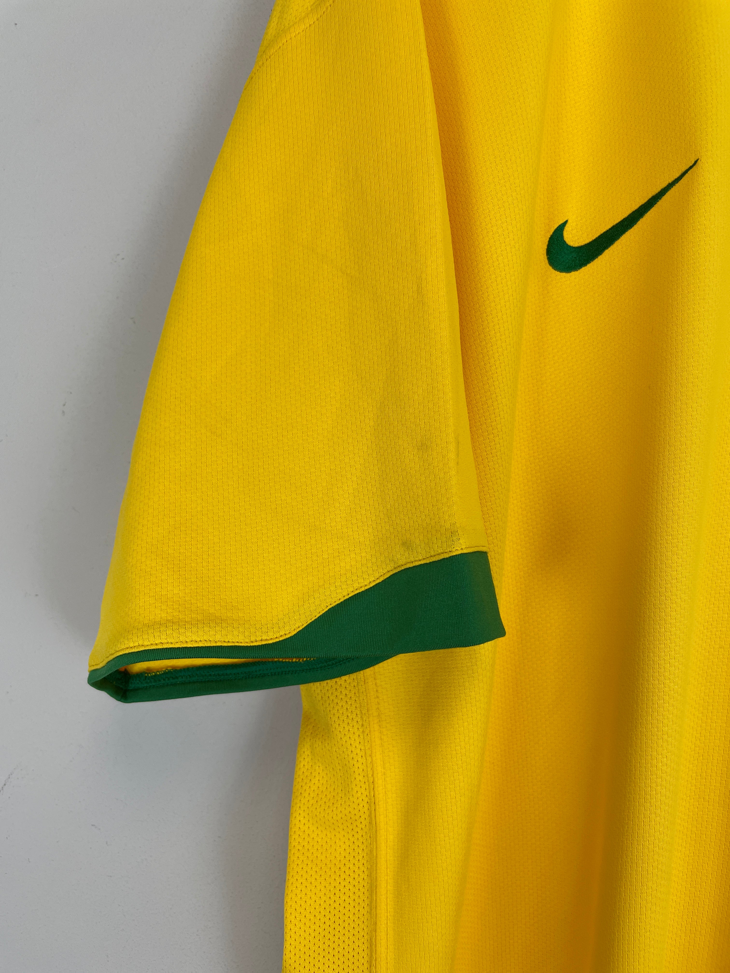 2006/07 BRAZIL RONALDO #9 *BNWT* HOME SHIRT (XXXL) NIKE SLEEVE