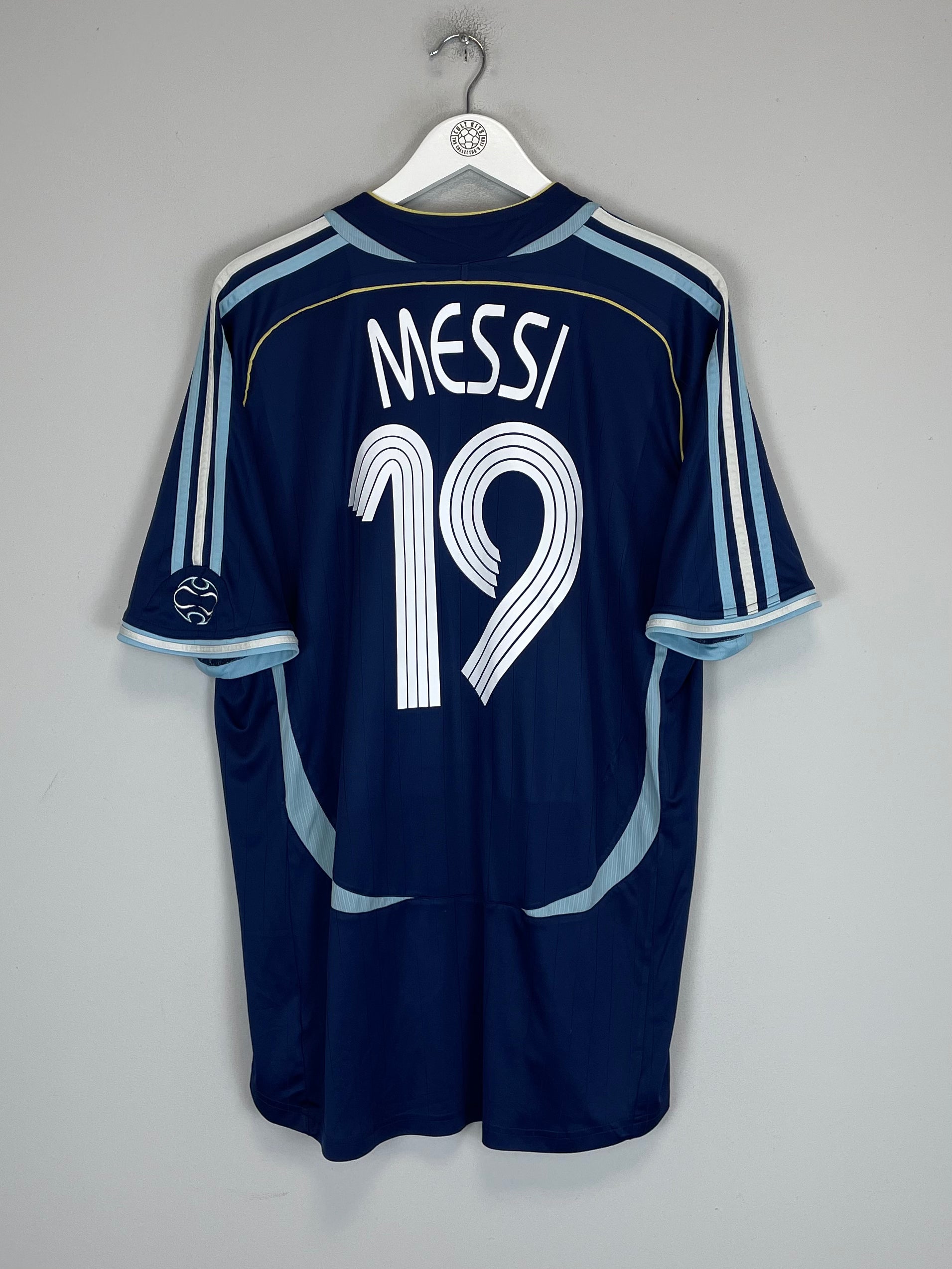 2006 ARGENTINA MESSI #19 AWAY SHIRT (XL) ADIDAS