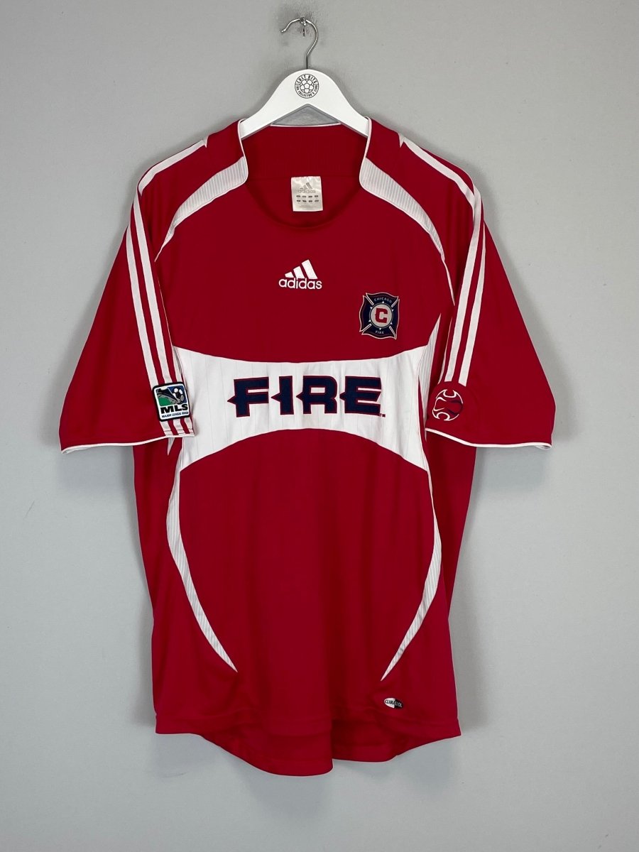2007 CHICAGO FIRE BLANCO 10 HOME SHIRT (XL) ADIDAS - Cult Kits - XL - Buy Vintage Football Shirts, Authentic Retro Football Shirts For Sale, Classic Football Shirts & Soccer Jersey