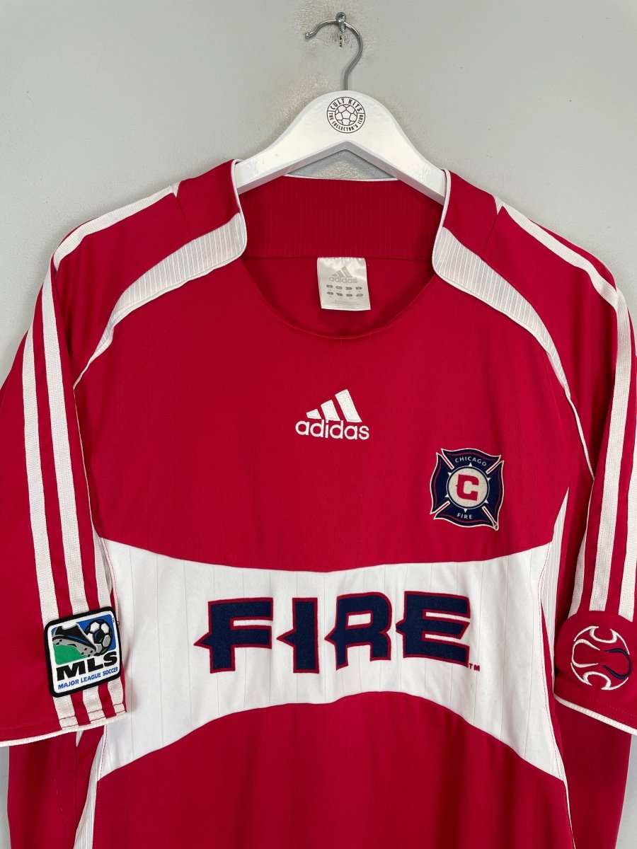 2007 CHICAGO FIRE BLANCO 10 HOME SHIRT (XL) ADIDAS - Cult Kits - XL - Buy Vintage Football Shirts, Authentic Retro Football Shirts For Sale, Classic Football Shirts & Soccer Jersey