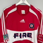 2007 CHICAGO FIRE BLANCO 10 HOME SHIRT (XL) ADIDAS - Cult Kits - XL - Buy Vintage Football Shirts, Authentic Retro Football Shirts For Sale, Classic Football Shirts & Soccer Jersey