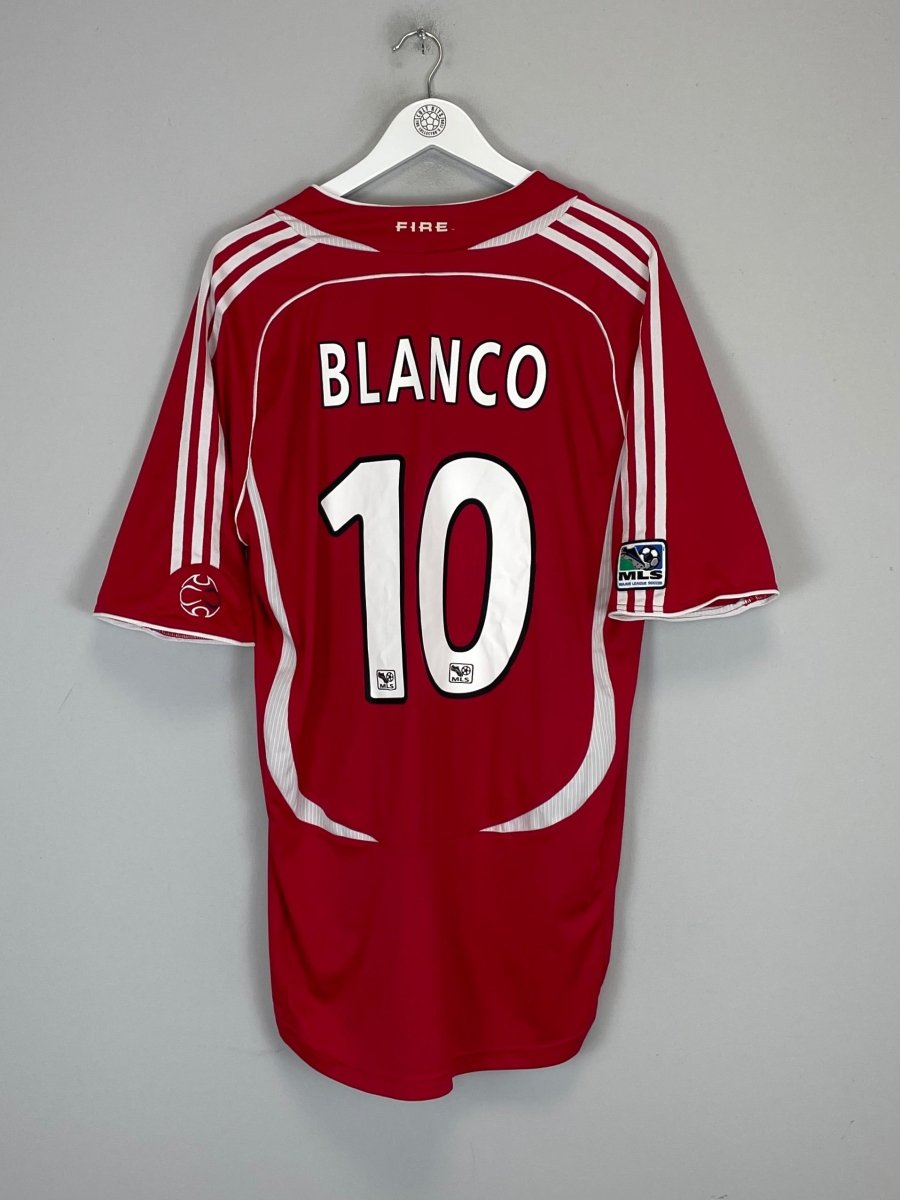 2007 CHICAGO FIRE BLANCO 10 HOME SHIRT (XL) ADIDAS - Cult Kits - XL - Buy Vintage Football Shirts, Authentic Retro Football Shirts For Sale, Classic Football Shirts & Soccer Jersey