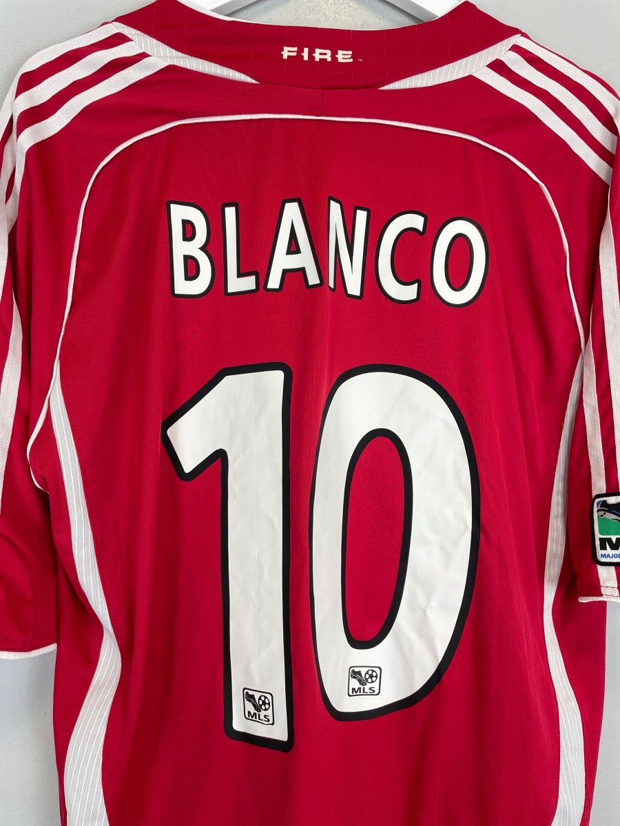 2007 CHICAGO FIRE BLANCO 10 HOME SHIRT (XL) ADIDAS - Cult Kits - XL - Buy Vintage Football Shirts, Authentic Retro Football Shirts For Sale, Classic Football Shirts & Soccer Jersey