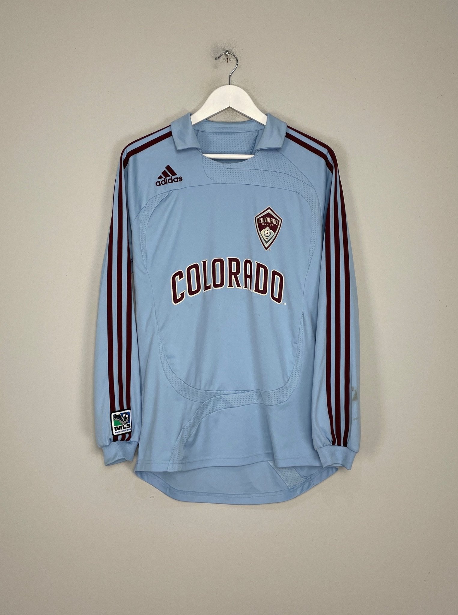 Shop 2007 COLORADO RAPIDS L/S AWAY SHIRT (M) ADIDAS, classic football shirts, vintage football shirts & retro soccer jerseys at Cult Kits