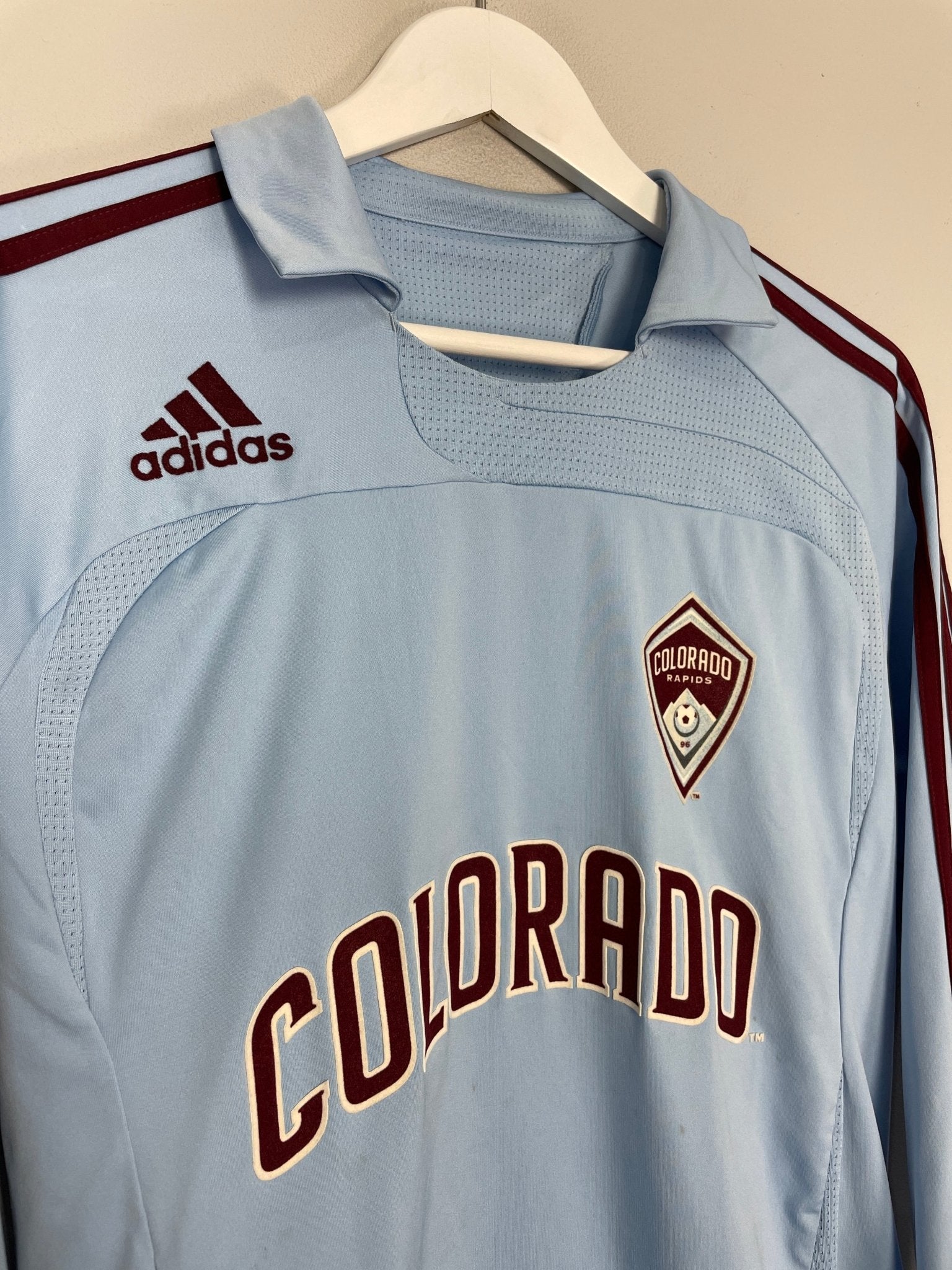 Shop 2007 COLORADO RAPIDS L/S AWAY SHIRT (M) ADIDAS, classic football shirts, vintage football shirts & retro soccer jerseys at Cult Kits
