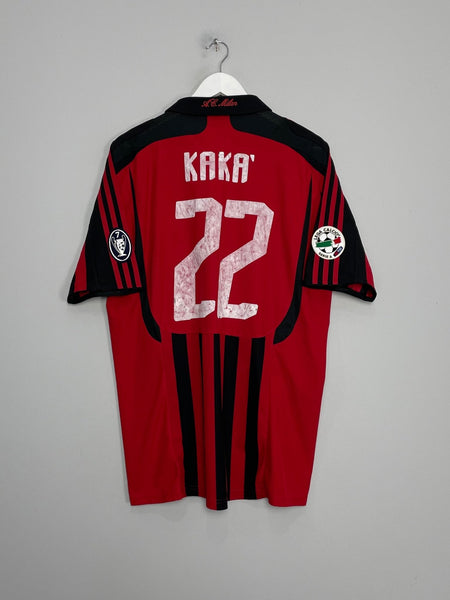 2007/08 AC MILAN KAKA #22 C/L HOME SHIRT (L) ADIDAS – Cult Kits