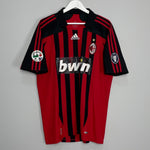 Shop 2007/08 AC MILAN KAKA #22 C/L HOME SHIRT (L) ADIDAS, classic football shirts, vintage football shirts & retro soccer jerseys at Cult Kits
