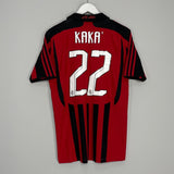 Shop 2007/08 AC MILAN KAKA #22 HOME SHIRT (S) ADIDAS, classic football shirts, vintage football shirts & retro soccer jerseys at Cult Kits
