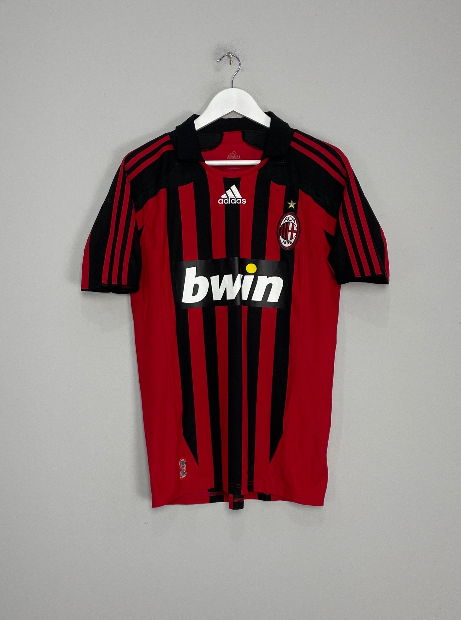 Shop 2007/08 AC MILAN KAKA #22 HOME SHIRT (S) ADIDAS, classic football shirts, vintage football shirts & retro soccer jerseys at Cult Kits
