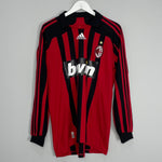 Shop 2007/08 AC MILAN KAKA #22 L/S HOME SHIRT (M) ADIDAS, classic football shirts, vintage football shirts & retro soccer jerseys at Cult Kits