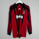 Shop 2007/08 AC MILAN KAKA #22 L/S HOME SHIRT (M) ADIDAS, classic football shirts, vintage football shirts & retro soccer jerseys at Cult Kits
