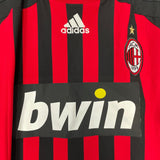 Shop 2007/08 AC MILAN *KAKA SIGNED* HOME SHIRT (XL) ADIDAS, classic football shirts, vintage football shirts & retro soccer jerseys at Cult Kits