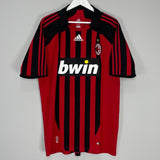 Shop 2007/08 AC MILAN *KAKA SIGNED* HOME SHIRT (XL) ADIDAS, classic football shirts, vintage football shirts & retro soccer jerseys at Cult Kits