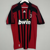 Shop 2007/08 AC MILAN MALDINI #3 HOME SHIRT (L) ADIDAS, classic football shirts, vintage football shirts & retro soccer jerseys at Cult Kits