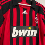Shop 2007/08 AC MILAN MALDINI #3 HOME SHIRT (L) ADIDAS, classic football shirts, vintage football shirts & retro soccer jerseys at Cult Kits