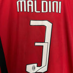 Shop 2007/08 AC MILAN MALDINI #3 HOME SHIRT (L) ADIDAS, classic football shirts, vintage football shirts & retro soccer jerseys at Cult Kits