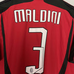 Shop 2007/08 AC MILAN MALDINI #3 HOME SHIRT (L) ADIDAS, classic football shirts, vintage football shirts & retro soccer jerseys at Cult Kits