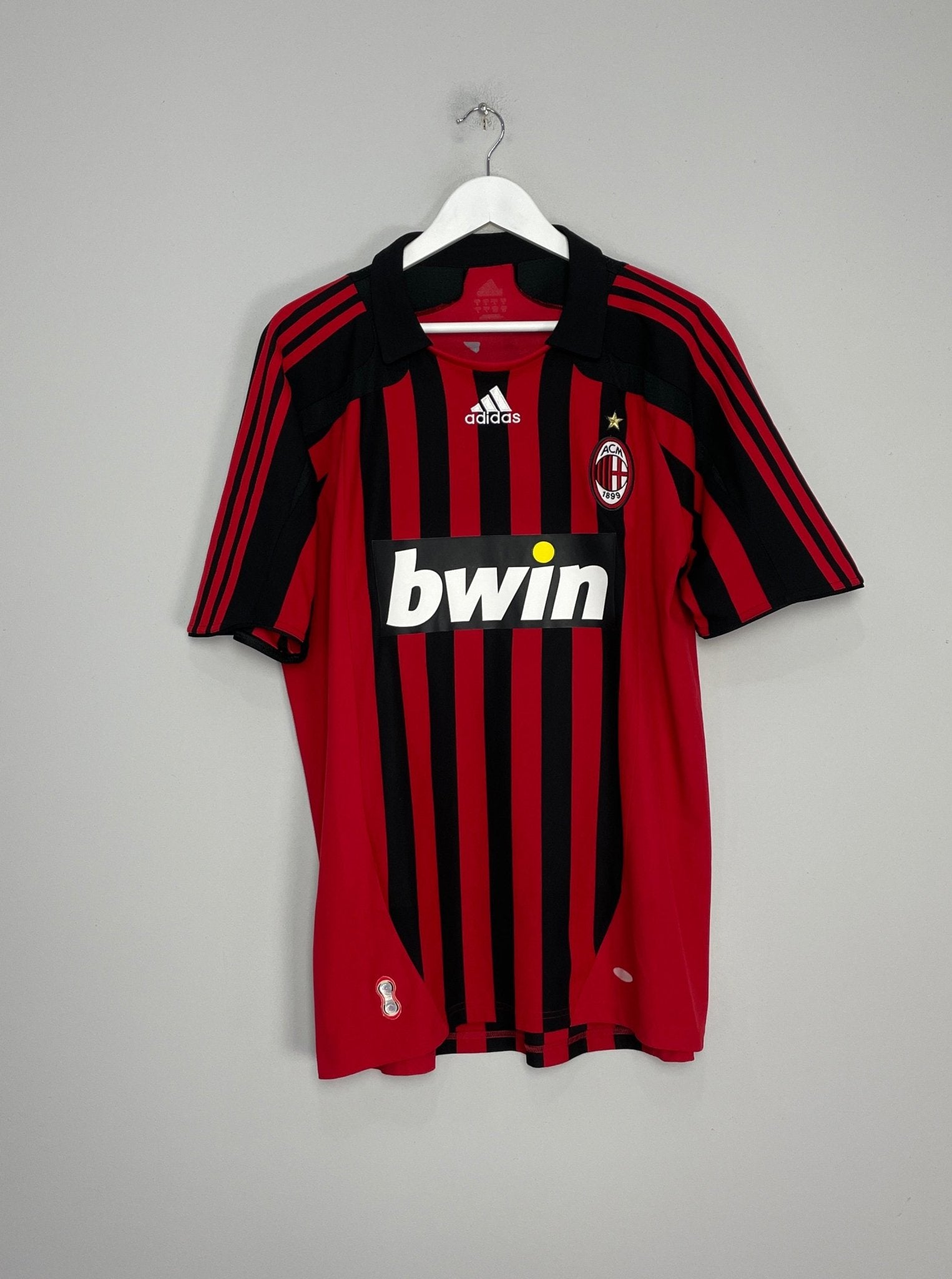 Maillot AC Milan Vintage Signé Paolo Maldini #3 - Certificat Beckett (BAS)