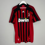 Shop 2007/08 AC MILAN MALDINI #3 HOME SHIRT (L) ADIDAS, classic football shirts, vintage football shirts & retro soccer jerseys at Cult Kits
