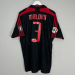 Shop 2007/08 AC MILAN MALDINI #3 THIRD SHIRT (L) ADIDAS, classic football shirts, vintage football shirts & retro soccer jerseys at Cult Kits