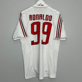 Shop 2007/08 AC MILAN RONALDO #99 AWAY SHIRT (L) ADIDAS, classic football shirts, vintage football shirts & retro soccer jerseys at Cult Kits
