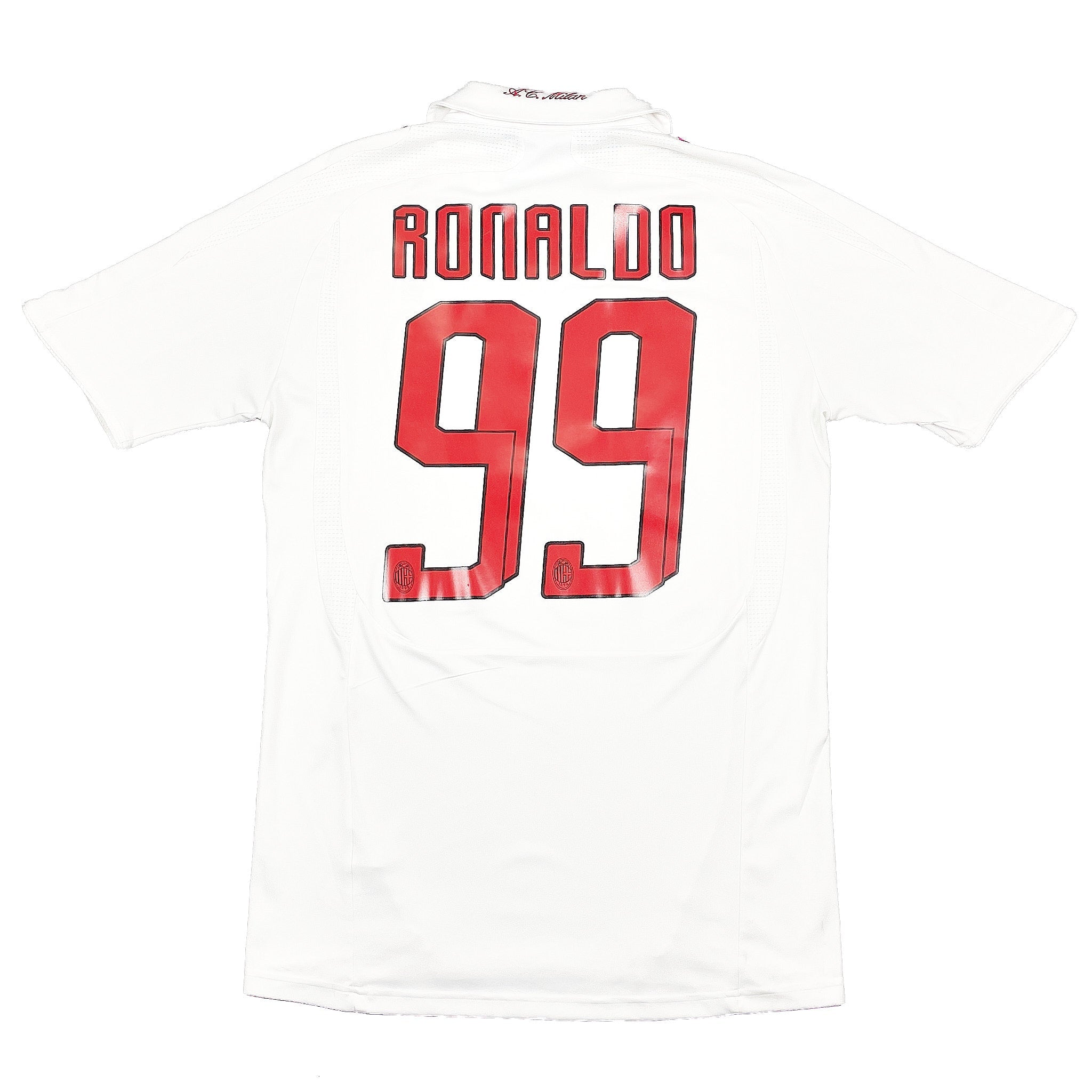 Buy 2007/08 AC MILAN RONALDO 99 AWAY SHIRT (S) ADIDAS ~ Free worldwide shipping available ~ Authentic Vintage Football Shirts from Cult Kits