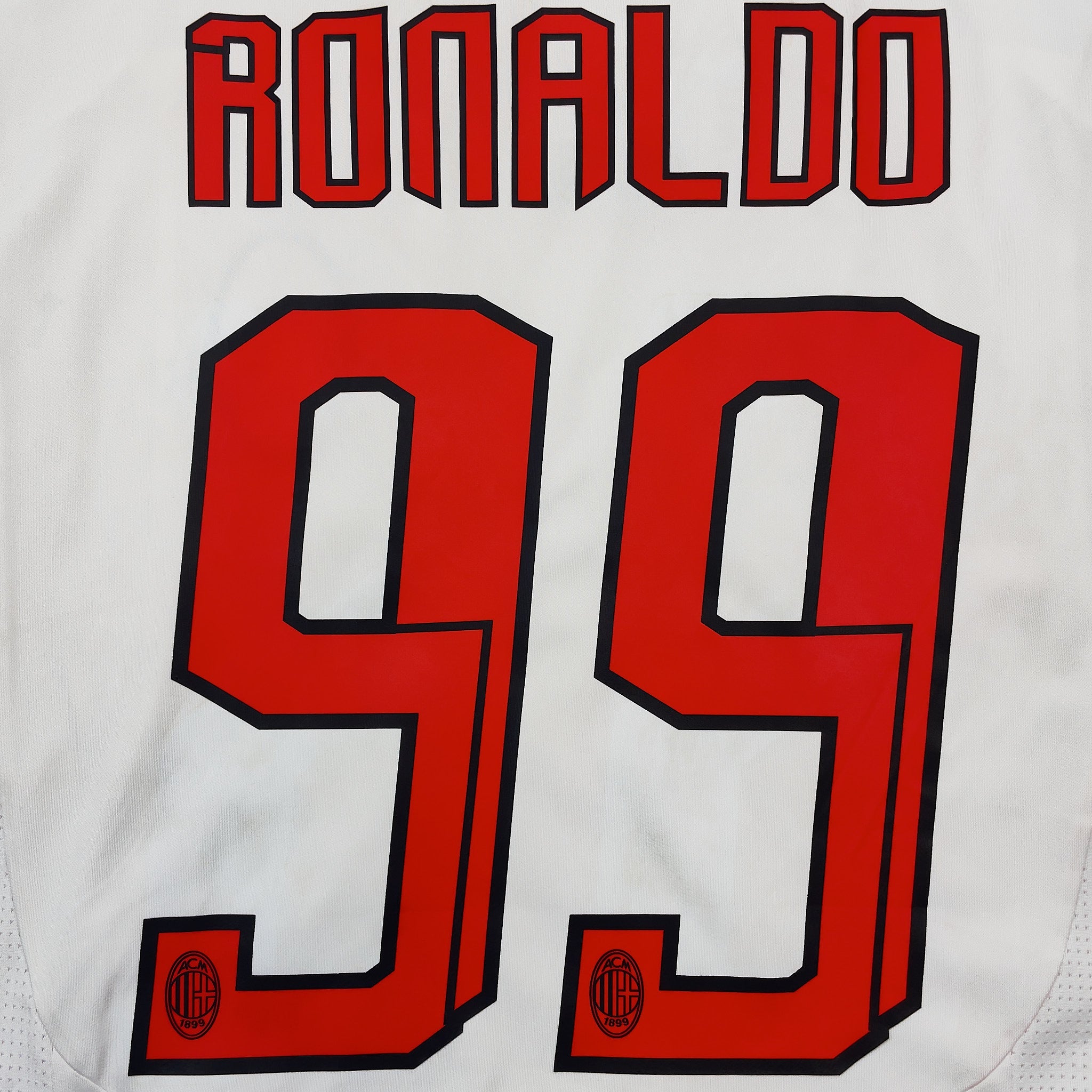 Buy 2007/08 AC Milan Ronaldo 99 Away Shirt (XL) Adidas ~ Free worldwide shipping available ~ Authentic Vintage Football Shirts from Cult Kits