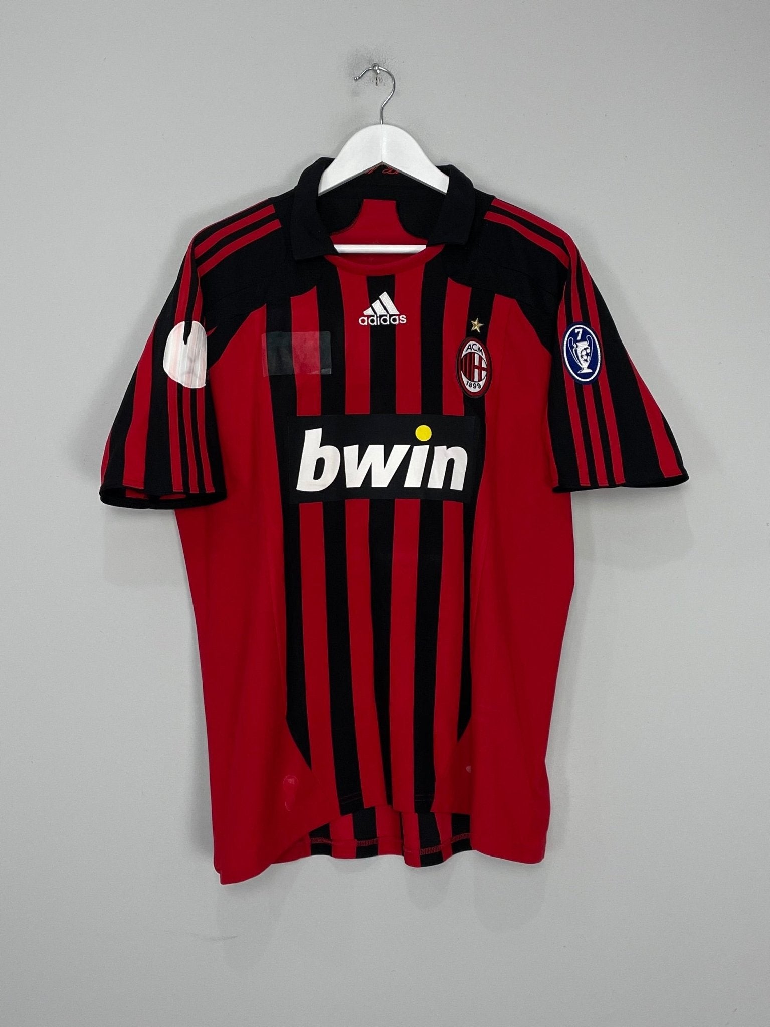 Shop 2007/08 AC MILAN RONALDO #99 HOME SHIRT (L) ADIDAS, classic football shirts, vintage football shirts & retro soccer jerseys at Cult Kits