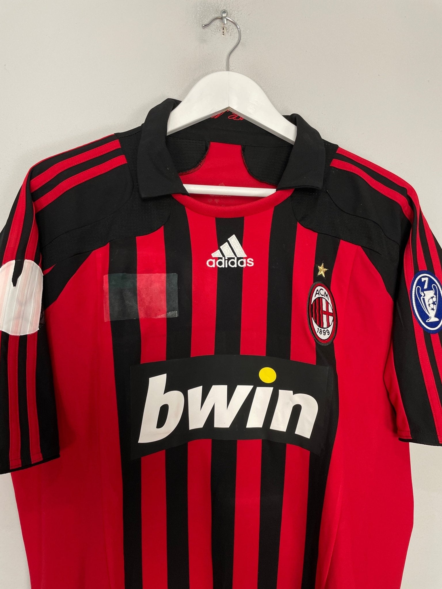 Shop 2007/08 AC MILAN RONALDO #99 HOME SHIRT (L) ADIDAS, classic football shirts, vintage football shirts & retro soccer jerseys at Cult Kits