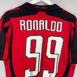2007/08 AC MILAN RONALDO 99 HOME SHIRT (M) ADIDAS - Cult Kits - Medium - Buy Vintage Football Shirts, Authentic Retro Football Shirts For Sale, Classic Football Shirts & Soccer Jersey