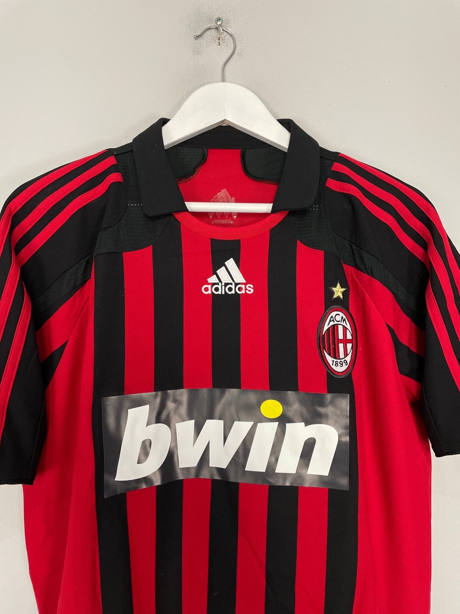 Shop 2007/08 AC MILAN RONALDO #99 HOME SHIRT (M) ADIDAS, classic football shirts, vintage football shirts & retro soccer jerseys at Cult Kits