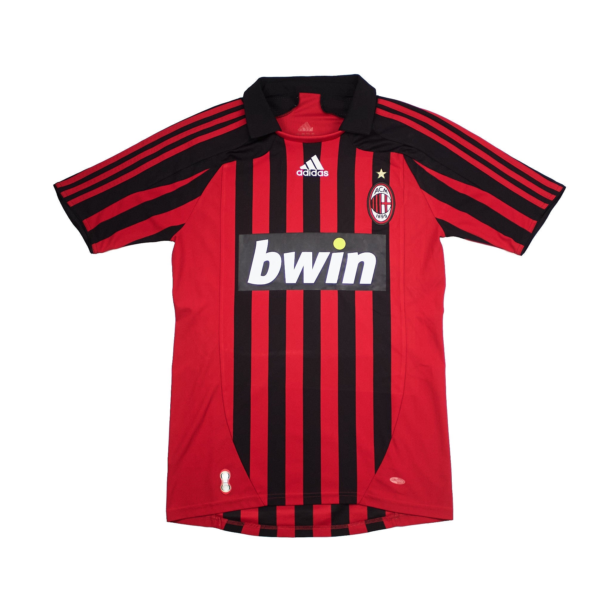 Buy 2007/08 AC Milan Ronaldo 99 Home Shirt (S) Adidas ~ Free worldwide shipping ~ Authentic Vintage Football Shirts from Cult Kits