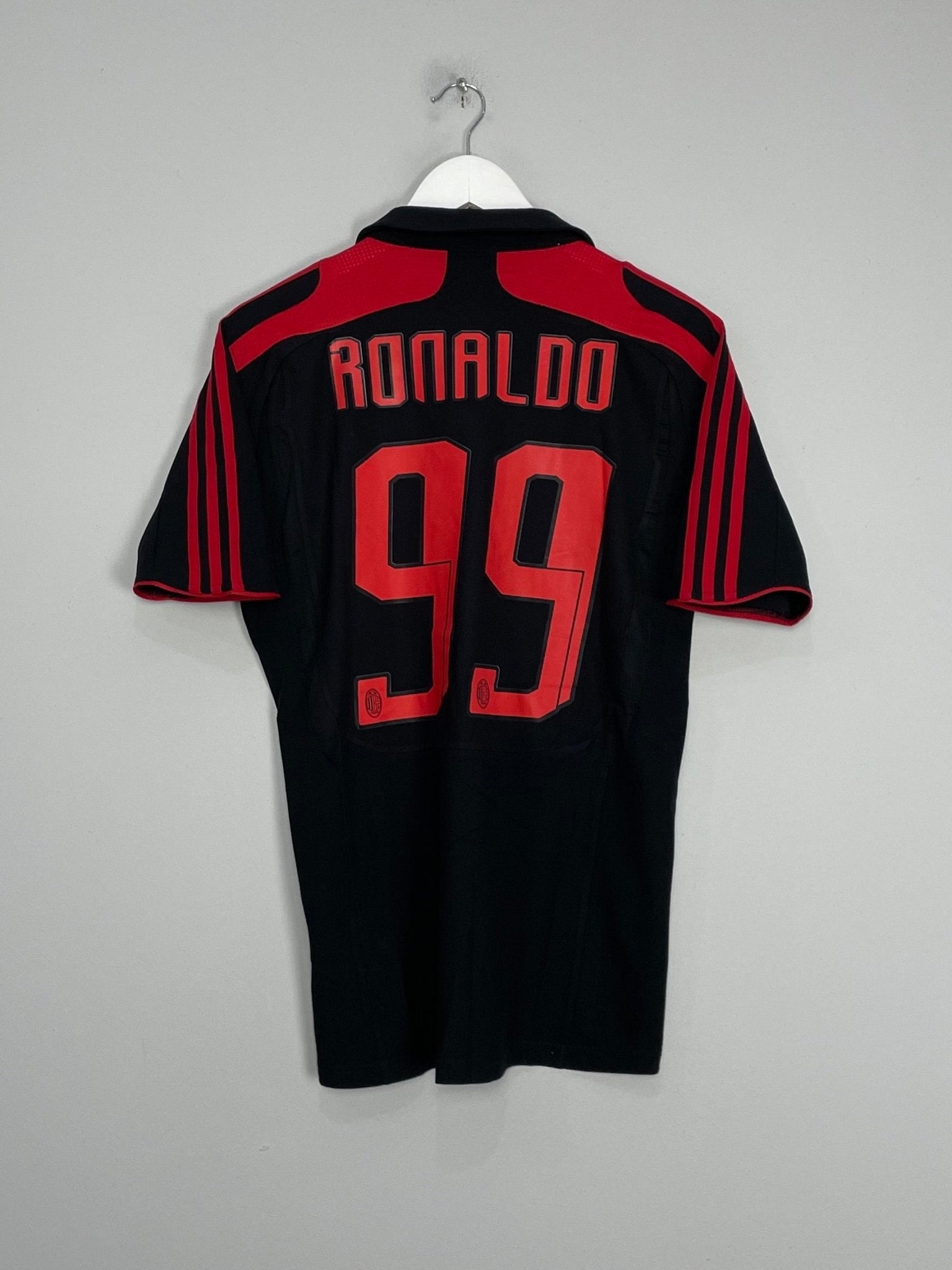 Shop 2007/08 AC MILAN RONALDO #99 THIRD SHIRT (S) ADIDAS, classic football shirts, vintage football shirts & retro soccer jerseys at Cult Kits