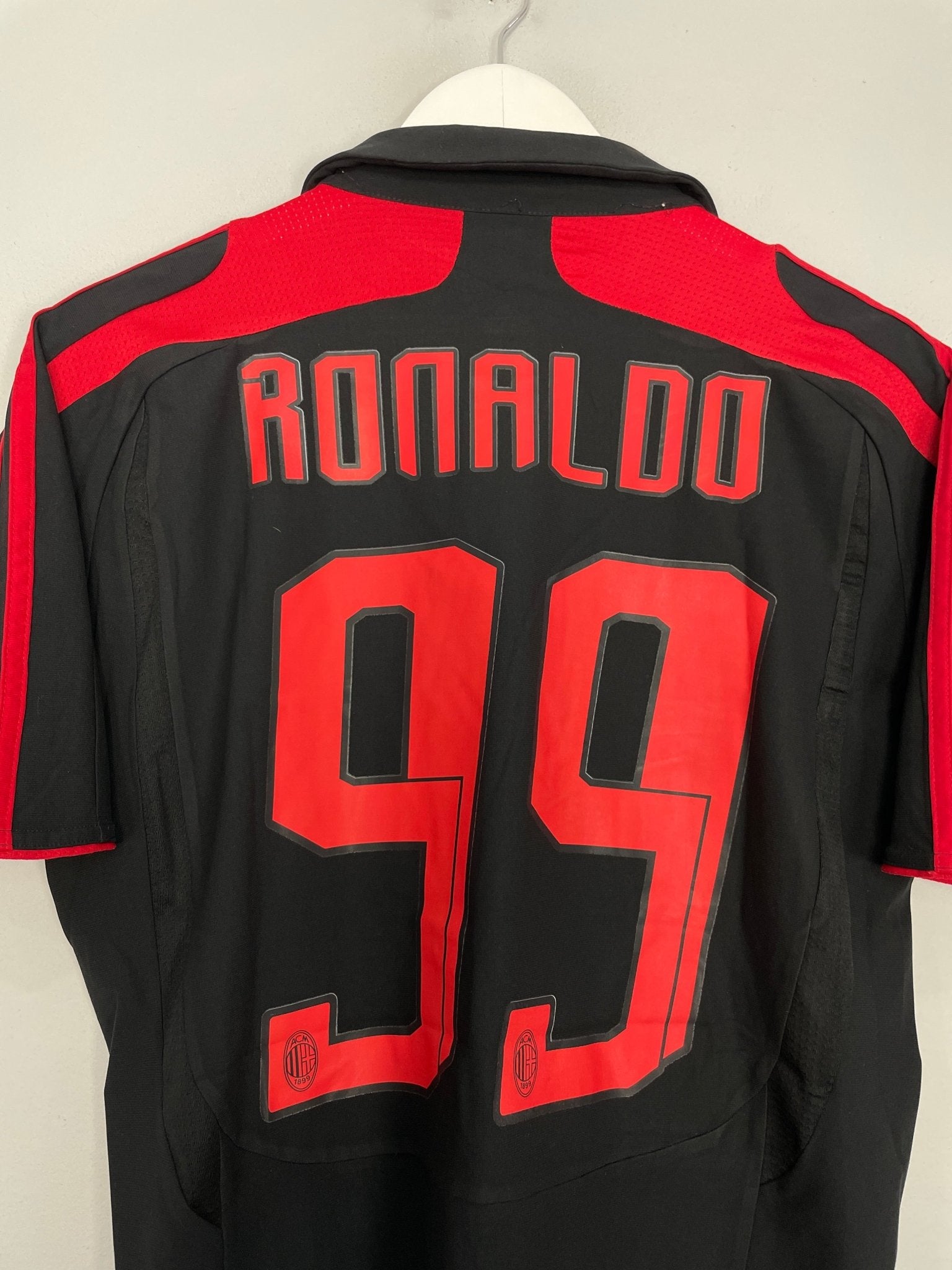 Shop 2007/08 AC MILAN RONALDO #99 THIRD SHIRT (S) ADIDAS, classic football shirts, vintage football shirts & retro soccer jerseys at Cult Kits