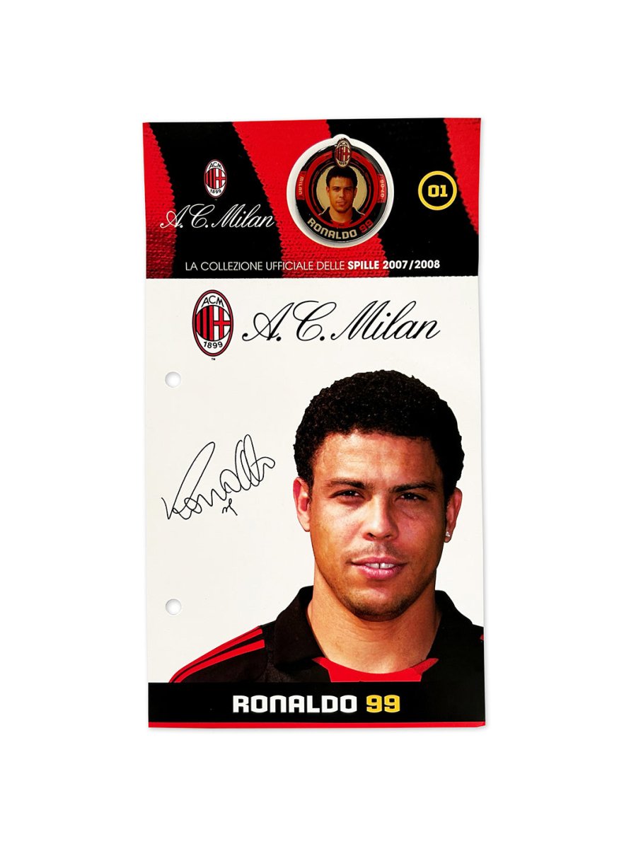 2007/08 AC MILAN RONALDO PIN BADGE - Cult Kits