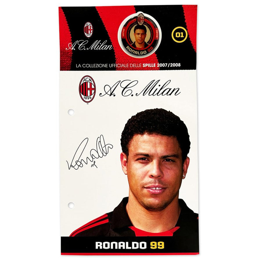 2007/08 AC MILAN RONALDO PIN BADGE - Cult Kits