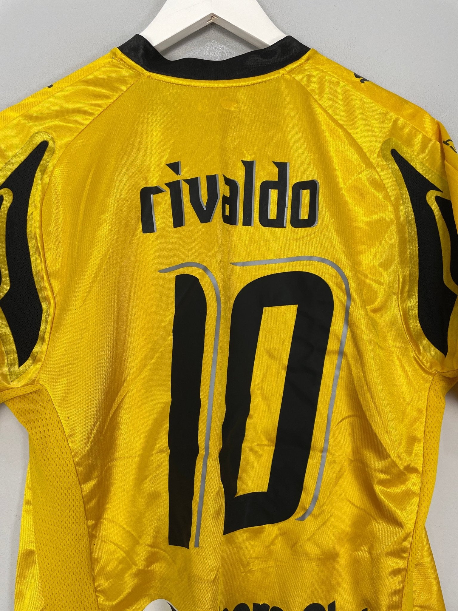 Shop 2007/08 AEK ATHENS RIVALDO #11 HOME SHIRT (L) PUMA, classic football shirts, vintage football shirts & retro soccer jerseys at Cult Kits