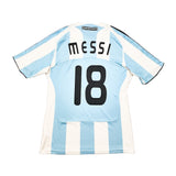 Buy 2007/08 ARGENTINA MESSI 18 HOME SHIRT (M) ADIDAS ~ Free worldwide shipping available ~ Authentic Vintage Football Shirts from Cult Kits