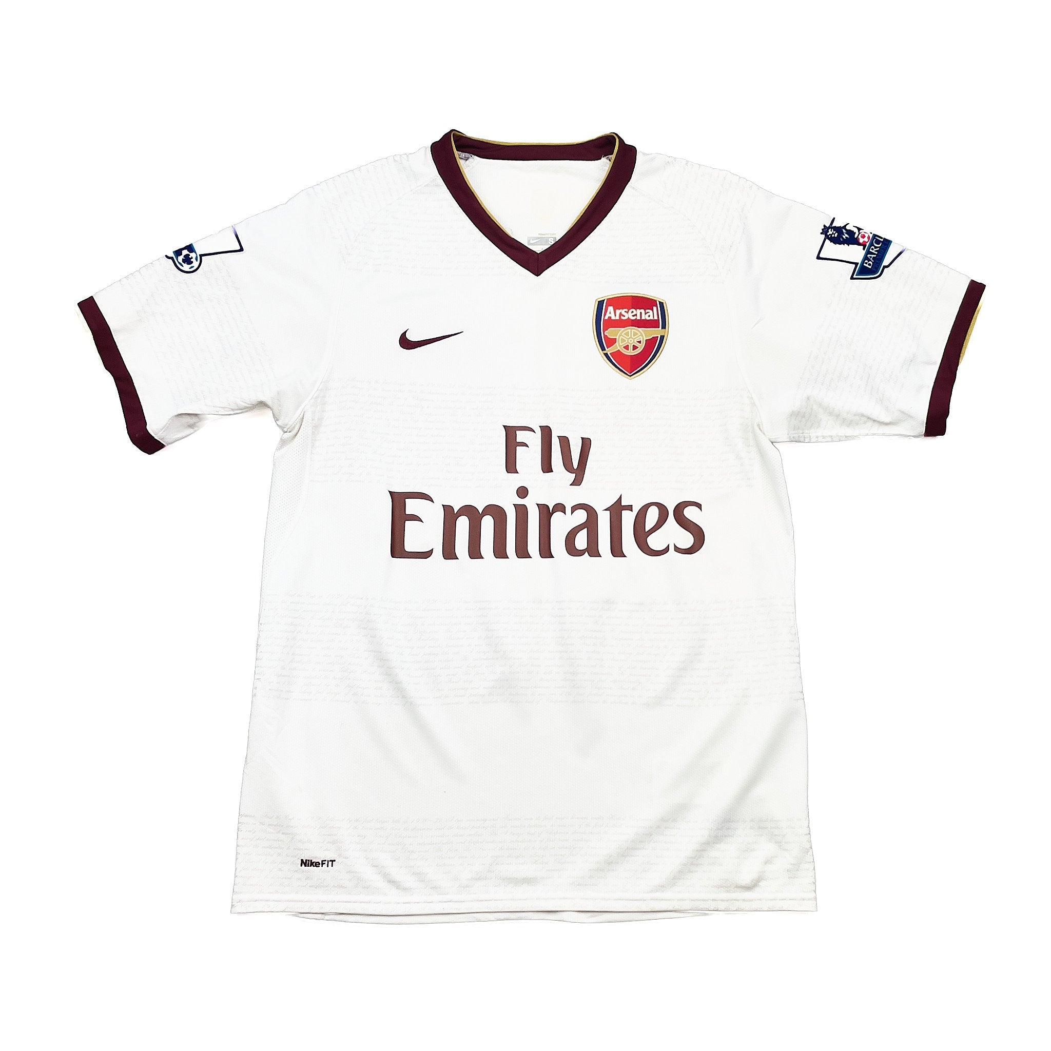 Buy 2007/08 Arsenal Fabregas 4 Away Shirt (S) Nike ~ Free worldwide shipping ~ Authentic Vintage Football Shirts from Cult Kits