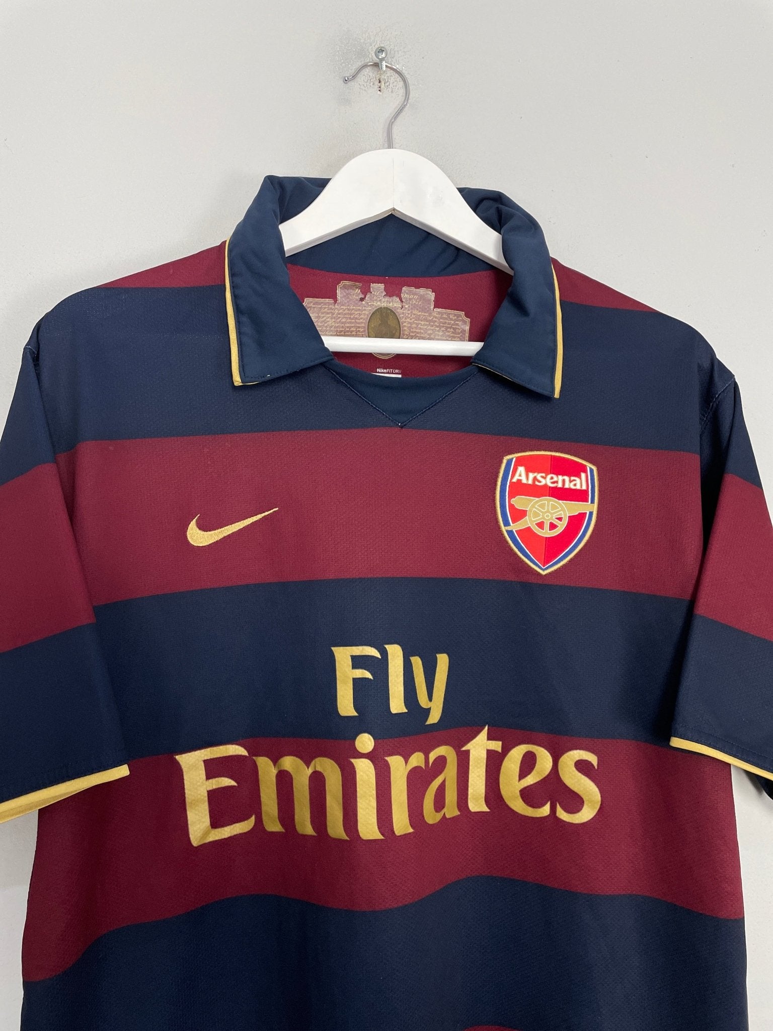 Shop 2007/08 ARSENAL FABREGAS #4 THIRD SHIRT (L) NIKE, classic football shirts, vintage football shirts & retro soccer jerseys at Cult Kits