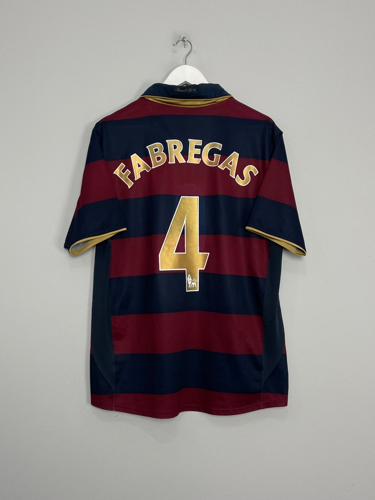 Shop 2007/08 ARSENAL FABREGAS #4 THIRD SHIRT (L) NIKE, classic football shirts, vintage football shirts & retro soccer jerseys at Cult Kits